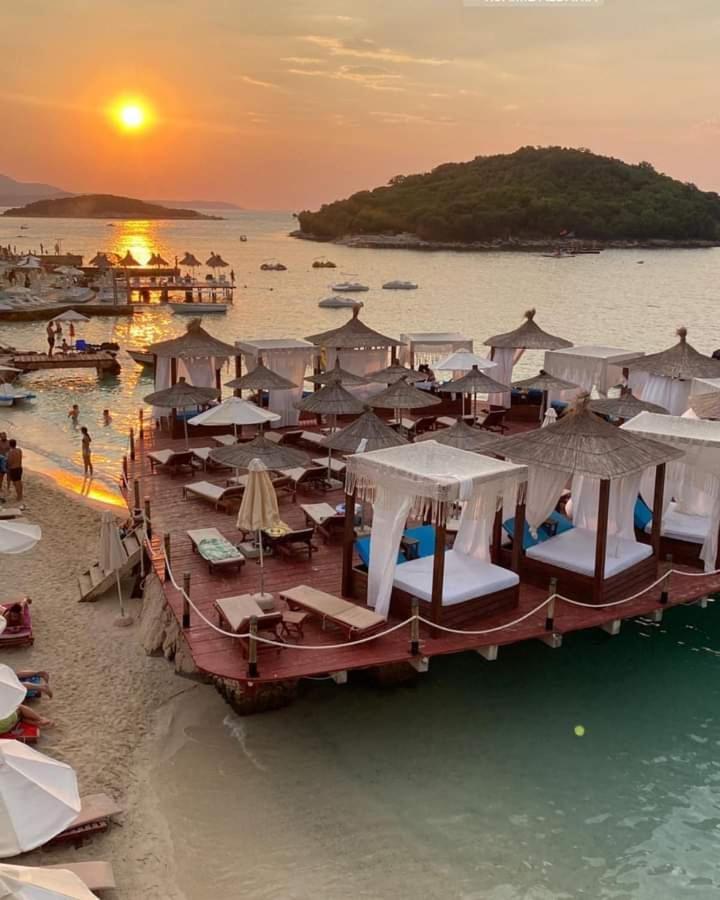 Appartamento Vila Anxhela Ksamil Esterno foto