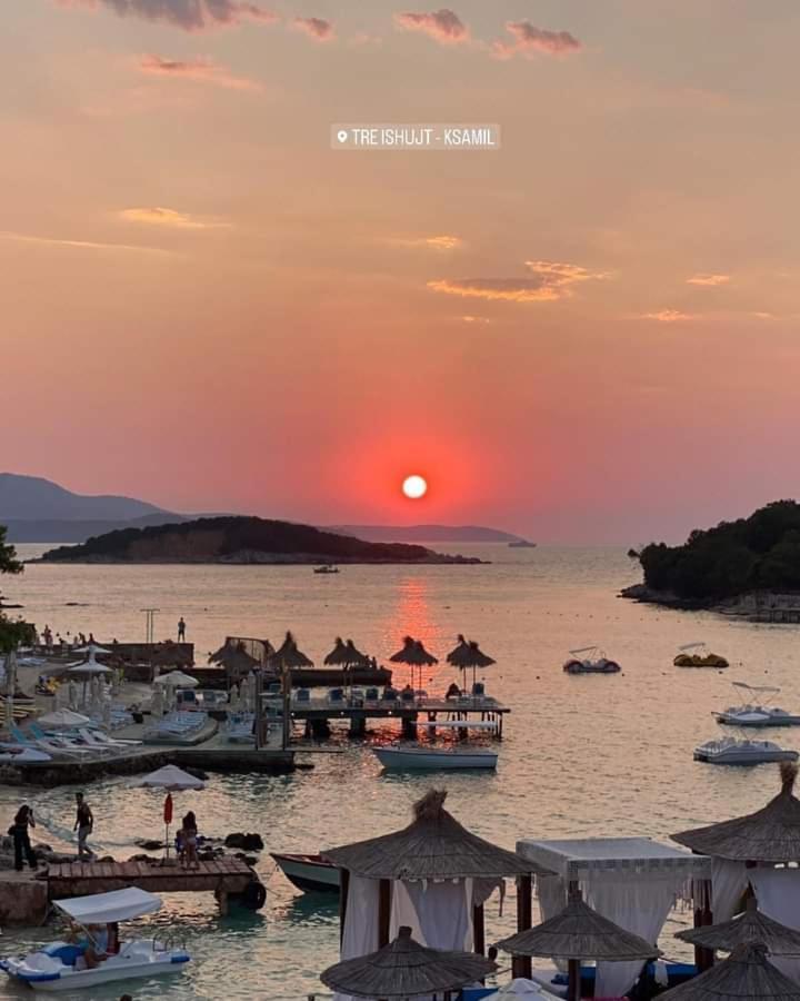 Appartamento Vila Anxhela Ksamil Esterno foto